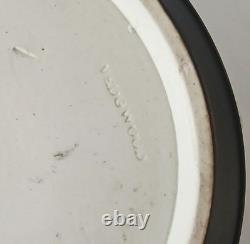 Baril à biscuits en biscuit noir Wedgwood Jasperware