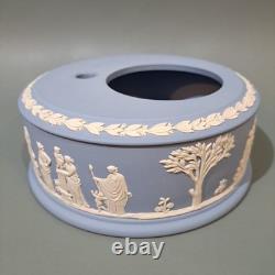 Base de téléphone Wedgwood Jasper Ware bleu pâle