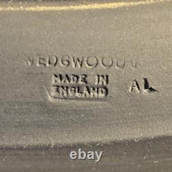 Beau rare encreur et plateau à stylo en jaspe bleu Portland Wedgwood vintage