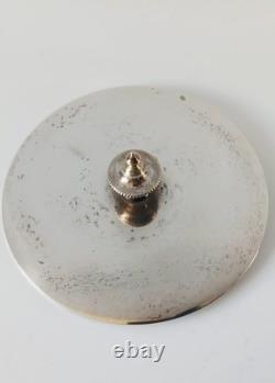 Bocal en biscuit noir en jaspe Wedgwood