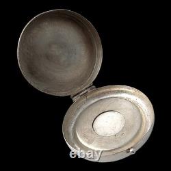 Boîte Wedgwood Jasperware en argent massif 925 poinçonné avec camée rose