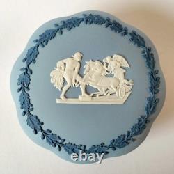 Boîte à bijoux Wedgwood Jasper tricolore en jaspeware