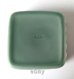 Boîte à bijoux Wedgwood en jaspe vert sarcelle, coquillage en jasperware