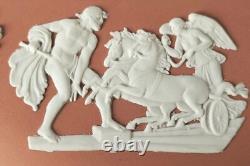 Boîte à bijoux en forme de cœur en jaspe terracotta Wedgwood