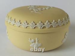 Boîte à bijoux en jaspe jaune Prunus de Wedgwood