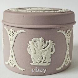 Boîte à bijoux en jaspe lilas Wedgwood Aurora et Chariot