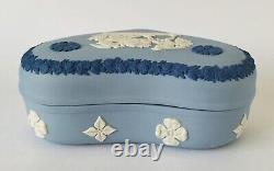 Boîte à bijoux en jaspe tricolore en forme de cœur Wedgwood