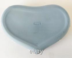 Boîte à bijoux en jaspe tricolore en forme de cœur Wedgwood