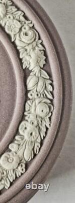 Boîte à bijoux en jasperware Wedgwood lilas Aurora et char<br/>