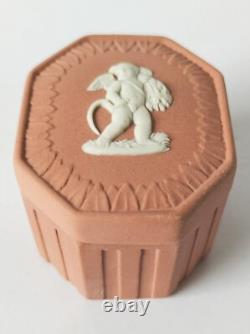 Boîte à souvenirs en terracotta Wedgwood Jasperware Saisons d'Automne