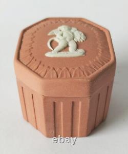 Boîte à souvenirs en terracotta Wedgwood Jasperware Saisons d'Automne