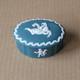 Bo&icirc;te Ovale Wedgwood Jasper Vert &eacute;pic&eacute;a Avec Ch&eacute;rubins