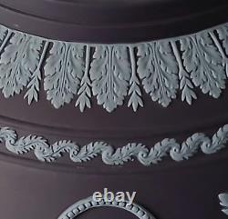 Bol Wedgwood Jasper Portland bleu et arabesque bleue en jasperware