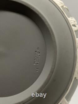 Bol à fruits Wedgwood rare en jaspe gris, Jasperware, 20 cm