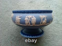 Bol à fruits en jaspe bleu Wedgewood, deux parts WW2411