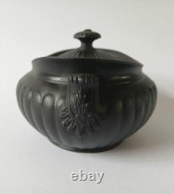 Bol à sucre en basalte noir Wedgwood