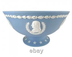 Bol en jaspe Wedgwood bleu Déclaration d'indépendance américaine