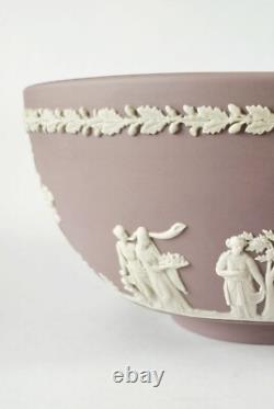 Bol en jaspe lilas Wedgwood avec motif de sacrifice en jasperware