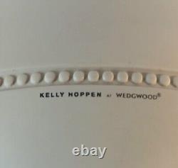 Bol hémisphérique à pois Wedgwood Jasperware taupe clair Kelly Hoppen 18 cm dans sa boîte