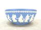 Bol Large En Jaspe Bleu Pâle Wedgwood Vintage Heures Dansantes