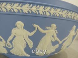 Bol large en jaspe bleu pâle Wedgwood vintage Heures dansantes
