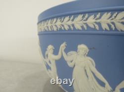 Bol large en jaspe bleu pâle Wedgwood vintage Heures dansantes