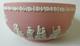 Bol Sacrificiel / Bol &agrave; Fruits Wedgwood En Jasperware Rose De 8 Pouces