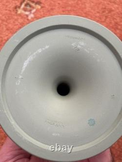 Bougeoirs en jaspe vert Wedgwood (paire, 1957)