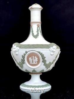 Bouteille de barbier en jaspe tricolore Wedgwood, vers 1870