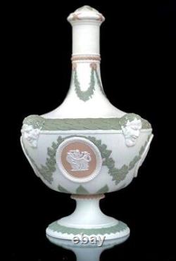 Bouteille de barbier en jaspe tricolore Wedgwood, vers 1870