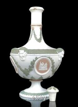 Bouteille de barbier en jaspe tricolore Wedgwood, vers 1870