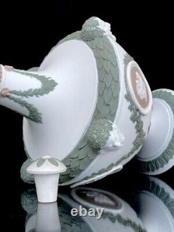 Bouteille de barbier en jaspe tricolore Wedgwood, vers 1870