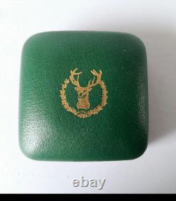 Boutons de manchette Wedgwood Jasperware vert Glenfiddich avec boîte