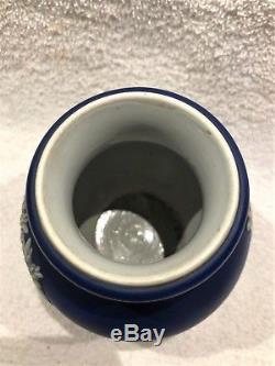 C. 1867 Wedgwood Blue Jasperware 5 Moule # 1005 Trophy Vase Code Fhx Rare