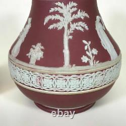 C. 1930 Wedgwood Crimson Jasperware Pichet