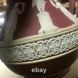 C. 1930 Wedgwood Crimson Jasperware Pichet