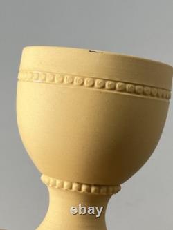 C2000 Wedgwood Jasperware Jasper Ensemble Rare De Quatre Coquetiers Rose, Jaune Canne Etc.