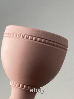 C2000 Wedgwood Jasperware Jasper Ensemble Rare De Quatre Coquetiers Rose, Jaune Canne Etc.