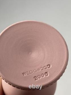 C2000 Wedgwood Jasperware Jasper Ensemble Rare De Quatre Coquetiers Rose, Jaune Canne Etc.