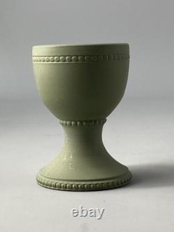 C2000 Wedgwood Jasperware Jasper Ensemble Rare De Quatre Coquetiers Rose, Jaune Canne Etc.