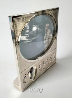 Cadre photo en jaspe bleu Wedgwood / Cadre photo Danse des Heures en boîte