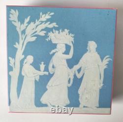 Cadre photo en jaspe bleu Wedgwood / Cadre photo Danse des Heures en boîte