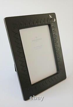 Cadre photo en jaspe noir Wedgwood avec colombe