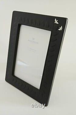 Cadre photo en jaspe noir Wedgwood avec colombe
