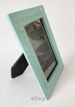 Cadre photo en jaspe turquoise Wedgwood avec colombe