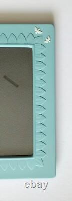 Cadre photo en jaspe turquoise Wedgwood avec colombe