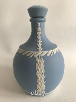 Carafe à whisky Glenfiddich en jaspe Wedgwood bleu vide