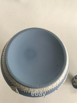 Carafe à whisky Glenfiddich en jaspe Wedgwood bleu vide