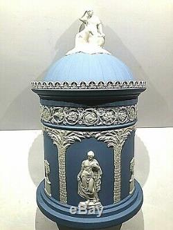 Chef-d'œuvre Wedgwood Jasperware Humidor Limited Edition # 33/200 New Mint