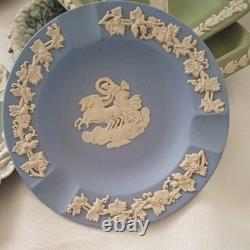 Collection de plaques en jasperware Wedgewood 10 pièces lot de travail vintage rétro